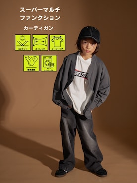 「ペアマノンストリート」｜PAIRMANON STREETさん（キッズ・110cm）の秋コーディネート