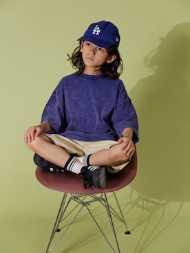 「ペアマノンストリート」｜「アイテム（パンツ）」を使った、PAIRMANON STREETさん（キッズ・123cm）の夏コーディネート