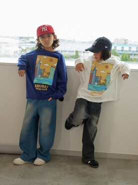 「ペアマノンストリート」｜PAIRMANON STREETさん（キッズ・123cm）の秋コーディネート
