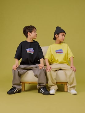 「ペアマノンストリート」｜「アイテム（パンツ）」を使った、PAIRMANON STREETさん（キッズ・123cm）の夏コーディネート
