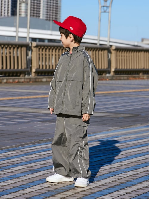 パインハースト　PETER MILLAR グレー ナイロンジャケット Peter Millar Crown Crafted Men's Ryder Reversible Jacket | $375.00