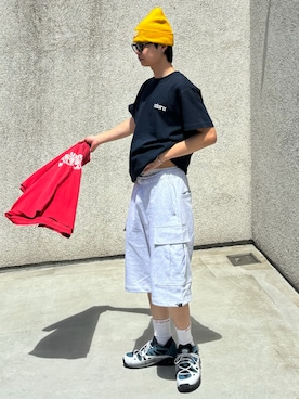 「アイテム（アンダーウェア）」を使った、riku226さん（メンズ・168cm）の夏コーディネート
