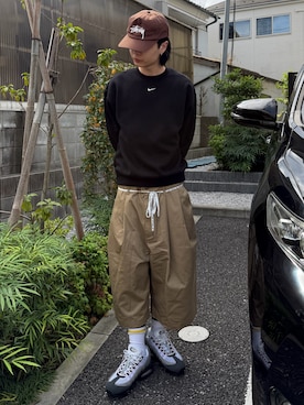 「A BATHING APE（アベイシングエイプ）のアイテム」を使った、riku226さん（メンズ・168cm）の秋コーディネート