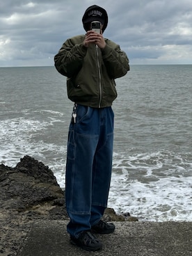 「LOEWE Perfumes（ロエベ パルファム）のアイテム」を使った、riku226さん（メンズ・168cm）の冬コーディネート