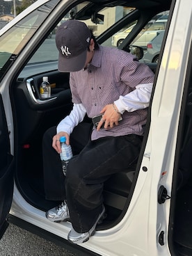 「ASICS（アシックス）のアイテム」を使った、riku226さん（メンズ・168cm）の冬コーディネート