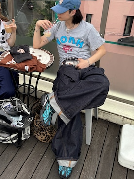 「TEN.（テン）のアイテム」を使った、riku226さん（メンズ・168cm）の夏コーディネート