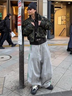 「Needles（ニードルス）のアイテム（パンツ）」を使った、riku226さん（メンズ・168cm）の春コーディネート