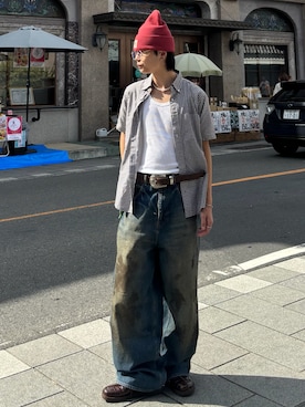 「ARCHIVER（アーカイバ）のアイテム」を使った、riku226さん（メンズ・168cm）の夏コーディネート
