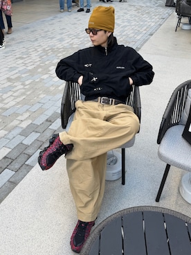 「STUSSY（ステューシー）のアイテム」を使った、riku226さん（メンズ・168cm）の冬コーディネート