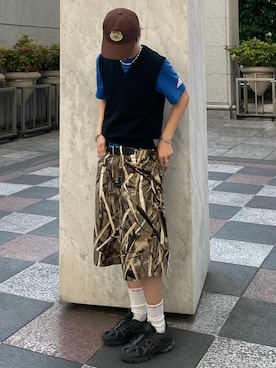 「TEN.（テン）のアイテム」を使った、riku226さん（メンズ・168cm）の夏コーディネート