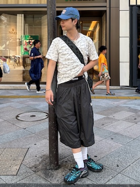 「青」｜riku226さん（メンズ・168cm）の夏コーディネート