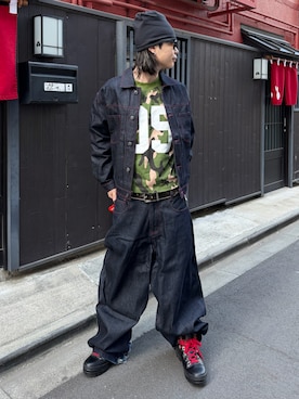 「A.D.S.R.（エーディーエスアール）のアイテム」を使った、riku226さん（メンズ・168cm）の春コーディネート