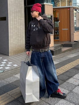 「A.D.S.R.（エーディーエスアール）のアイテム」を使った、riku226さん（メンズ・168cm）の春コーディネート