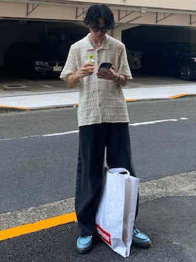「The DUFFER of ST.GEORGE（ザダファーオブセントジョージ）のアイテム」を使った、riku226さん（メンズ・168cm）の夏コーディネート