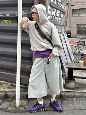 「アイテム（帽子）」を使った、riku226さん（メンズ・168cm）の冬コーディネート