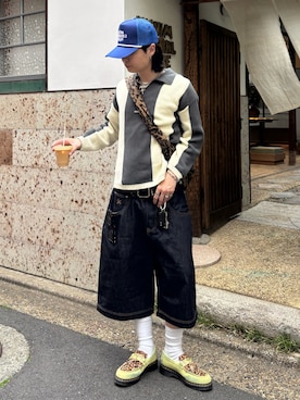 「アイテム（ローファー）」を使った、riku226さん（メンズ・168cm）の秋コーディネート