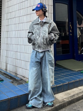 「Marshall（マーシャル）のアイテム」を使った、riku226さん（メンズ・168cm）の冬コーディネート