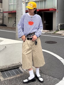 riku226|Dickiesのチノパンツを使った参考コーディネート