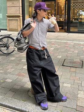 「TEN.（テン）のアイテム」を使った、riku226さん（メンズ・168cm）の夏コーディネート