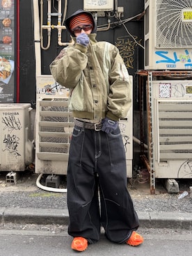 デニムパンツを使った「Deaile」の人気ファッションコーディネート - WEAR