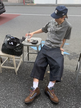 「A BATHING APE（アベイシングエイプ）のアイテム」を使った、riku226さん（メンズ・168cm）の夏コーディネート