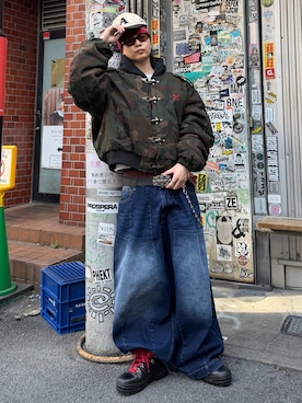 「A.D.S.R.（エーディーエスアール）のアイテム」を使った、riku226さん（メンズ・168cm）の春コーディネート