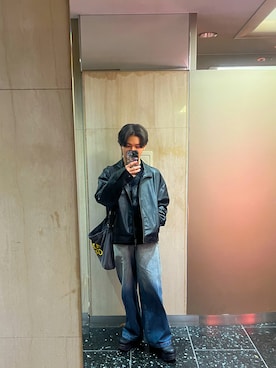 「アイテム（スニーカー）」を使った、Kouさん（メンズ・163cm・10代）の秋コーディネート