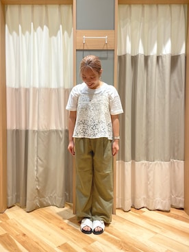 「トレンドファッション」｜「アイテム（パンツ）」を使った、seiraさん（レディース・150cm）の夏コーディネート