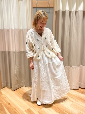 「ナチュラルスタイル」｜「アイテム（その他シューズ）」を使った、seiraさん（レディース・150cm）の春コーディネート