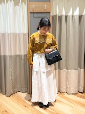 「アイテム（ドレスシューズ、グレー系）」を使った、seiraさん（レディース・150cm）の秋コーディネート