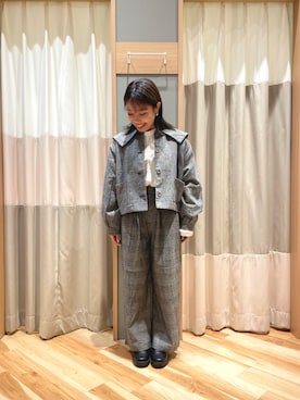 「Samansa Mos2（サマンサ モスモス）のアイテム（シューズ）」を使った、seiraさん（レディース・150cm）の秋コーディネート