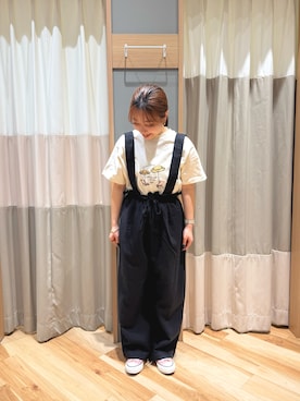 「Samansa Mos2（サマンサ モスモス）のアイテム（パンツ）」を使った、seiraさん（レディース・150cm）の春コーディネート