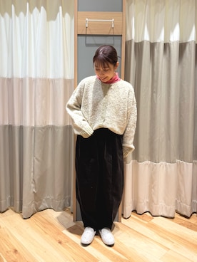 「タートルネック」｜「アイテム（ドレスシューズ）」を使った、seiraさん（レディース・150cm）の冬コーディネート