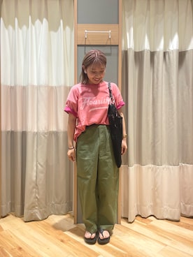 「Samansa Mos2（サマンサ モスモス）のアイテム」を使った、seiraさん（レディース・150cm）の夏コーディネート