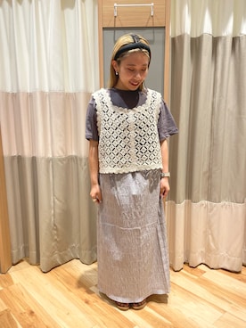 「トレンドファッション」｜「アイテム（サンダル）」を使った、seiraさん（レディース・150cm）の夏コーディネート
