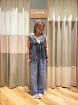 「トレンドファッション」｜「アイテム（パンツ）」を使った、seiraさん（レディース・150cm）の夏コーディネート
