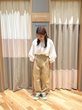「袖ボリューム」｜seiraさん（レディース・150cm）の春コーディネート