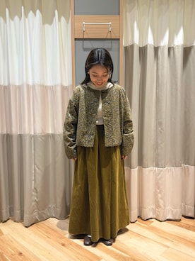 「Samansa Mos2（サマンサ モスモス）のアイテム（ジャケット/アウター）」を使った、seiraさん（レディース・150cm）の秋コーディネート