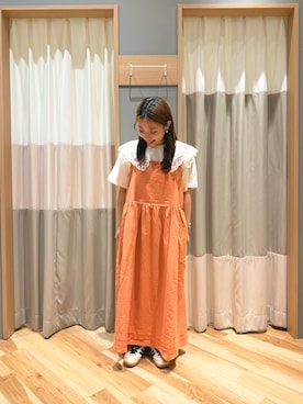 「襟付きトップス」｜seiraさん（レディース・150cm）の春コーディネート