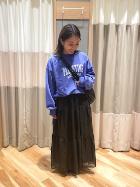 「トレンドファッション」｜「アイテム（トップス）」を使った、seiraさん（レディース・150cm）の秋コーディネート