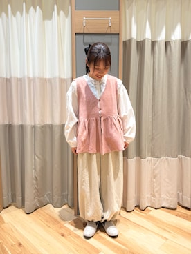 「アイテム（ドレスシューズ）」を使った、seiraさん（レディース・150cm）の冬コーディネート