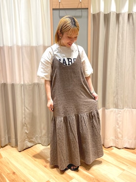 「ドットワンピ」｜seiraさん（レディース・150cm）の春コーディネート