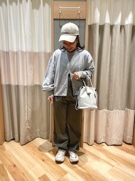 「Samansa Mos2 blue（サマンサモスモスブルー）のアイテム（帽子）」を使った、seiraさん（レディース・150cm）の秋コーディネート