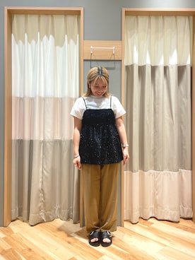 「トレンドファッション」｜「アイテム（パンツ）」を使った、seiraさん（レディース・150cm）の夏コーディネート