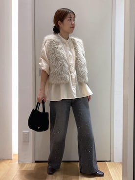 「アイテム（ブーツ）」を使った、Juntaさん（レディース・157cm・30代）の秋コーディネート