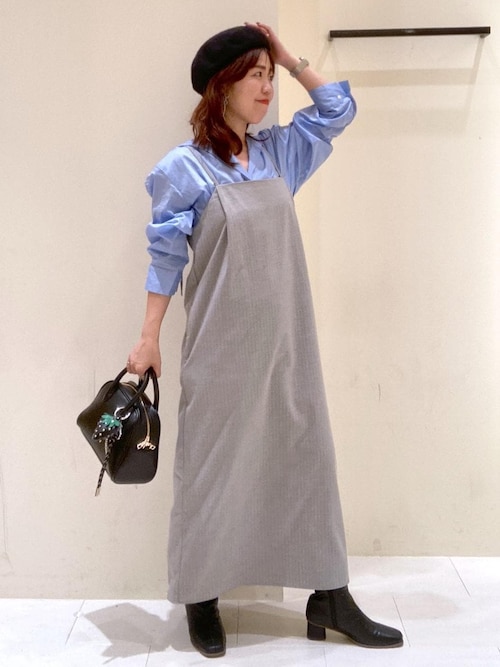 ♥本日限定価格✨新品✨ラルフ・ローレン　ベレー帽　グレー    帽子 ロゴ刺しゅうベレー帽 | one after another NICE CLAUP(ワンアフター