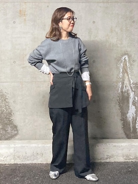 Juntaさん（レディース・157cm）の秋コーディネート