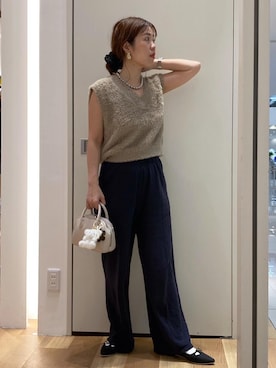 「アイテム（キーホルダー）」を使った、Juntaさん（レディース・157cm・30代）の秋コーディネート