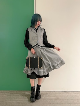 「アイテム（ボストンバッグ）」を使った、sach1さん（レディース・166cm）の夏コーディネート