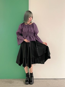 「アイテム（タンクトップ）」を使った、sach1さん（レディース・166cm）の秋コーディネート